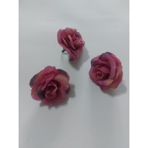 Головка розы 4,5 см цв. сиреневый, цена за 1 шт